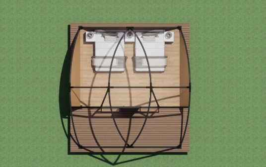 COMMA Luxury Ridge Tent Side View