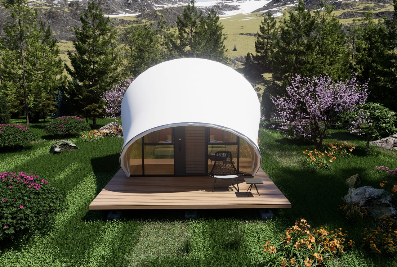 COMMA Luxury Cave Tent Interior 1